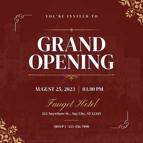 new office opening invitation|online grand opening invitation maker.